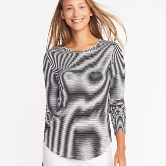 Old Navy Tops - Old Navy Stripe Long Sleeve